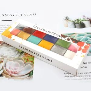 12 Colors Face Oil Painting Kit Professional Body Makeup Halloween Party Tattoo Face Body Paint Oil Painting