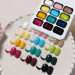 12 Colors UV Nail Polish Set Professional Soak Off DIY Salon Patting Gel French Designer LED Painting Gel