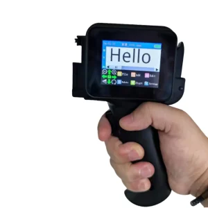 12.7mm Manual Portable TIJ Inkjet Printer Touch Screen Quick Dry Ink Coding Machine for Flex Box Bottle Tube