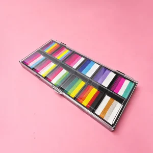 120g Professional Face Body Paint Set Non-Toxic Water Based Body Art Makeup Bright Colors Halloween Party Cosplay OEM