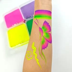 120g Rainbow Face Painting Kit with Natural Plant Paint Sticks for Children’s Festivals & Halloween-Customized Colors