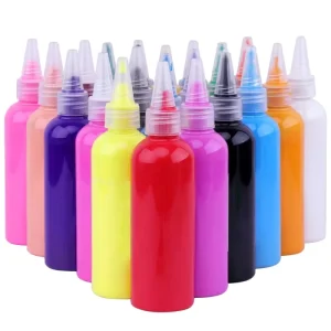 120ml High Gloss Acrylic Pigment Art DIY Color Painting Graffiti Fluid Painting Acrylic Paint Supplies