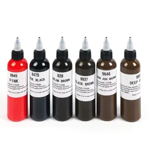 120ml Micropigmentation Eyebrow Pigment Semi Permanent Makeup Ink Microblading Manual Tattoo Color for Salon Use