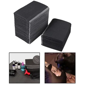 125pcs bag Disposable Waterproof Plastic Soft Dental Bibs Tattoo Accessories for Body Art