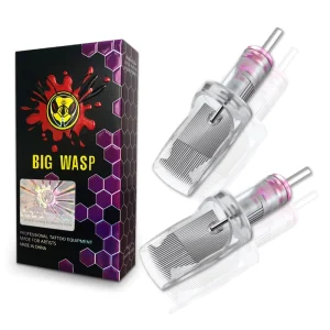 12PCS/box RM M1 High Quality Transparent Large Tattoo Needles Cartridges for Body Art