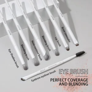 12Pcs Professional Makeup Brushes Set Synthetic Foundation Powder Concealer Eyeshadow Brush Kit for Makeup Artist