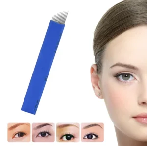 12pin Microblading Microblade Needles Permanent Tebori Makeup Needles Eyebrows Needles Microblading Shading Tebore Foil