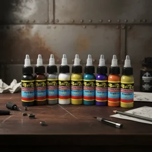 14 Colors Practice Tattoo Ink Kit 30ml Bottle Permanent Tattoo Pigment for Beginner Tattoo Training Practice