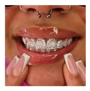 1440pcs/Box Luxury Shinning Flat Tooth Gem Diamond Jewelry Crystal Tooth Gems Stones
