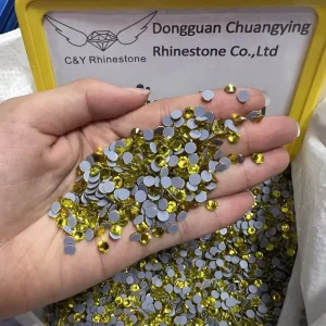 1440pcs Glass Iron On Rhinestone Crystal Washable Glue Back Bulk Hotfix Rhinestones