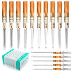 14G 16G 18G 20G Stainless Steel Tattoo Puncture Piercing Needles Catheter Sterilized Body