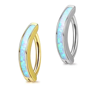 14G Titanium Labret Belly Piercing Jewelry Gold Plated Body Jewelry with Zircon Stone Claw Setting for Weddings and Parties