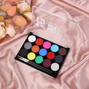 15 Colors Body Painting Paints Water Based Halloween Drama Kids Face Makeup Painting Paints Face Paints
