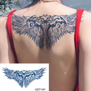 15 Days Long Lasting Animal Flower Chest Tattoo Designs Non Toxic Temporary Waterproof Inspired by Men’s Juice Tattoos