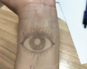 15 Days Semi Permanent No Water Custom Tattoo Sticker Different Graphics Temporary Application