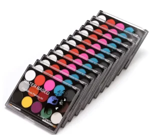 15colors Non-Toxic Water-Based Halloween Face Paint Body Painting Supplies