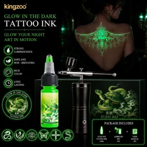 15ml 8 Colors UV Tattoo Ink Temporary Airbrush Fluorescent Tattoo Pigment for Body Art Bulk Supply
