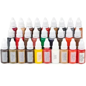 15ml High Quality Pigment Ink Permanent Makeup Microblading Eyebrow Shading Micropigmentation Cosmetic Tattoo Ink Lip 1 Bottle