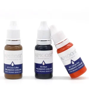 15ml Microblading Pigments Set Nano Milkly Colors Semi Permanent Makeup Tattoo Ink for Eyebrow Eyeliner Lips Tint Beauty Care