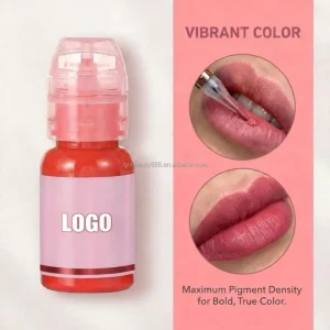 15ml Organic Non-Toxic Permanent Tattoo Ink for Microblading PMU Lip Vegan Permanent Makeup Pigment