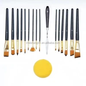 15pcs Eco-Friendly Makeup Brushes Body Painting Supplies Kits Face Paint