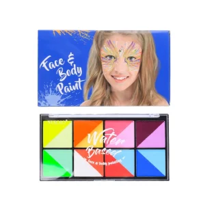 16-Color High-Light Pigment Body Painting Supplies Safe Water-Based Artist Face & Body Paint Face Painting Supplies