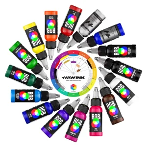 OEM CNC Tattoo Drawing Ink Premium Body Tattoo Paint 30ml 1oz Tattoo Ink Set Pigments for Studio Academy and Body Art