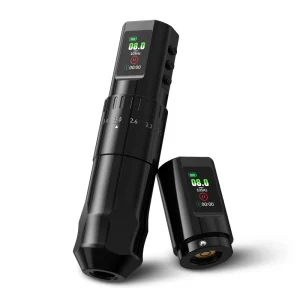 1600mAh 2.0-4.2mm Adjustable Stroke Wireless Tattoo Pen Machine for Beginner Artists Body Art