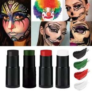 18 Colors Tattoo Face Body Paint Stick High Pigment Party Makeup Body Stick Supplement for Halloween