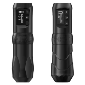 1800mAh Coreless Motor 4.0mm Stroke Professional Wireless Tattoo Pen Machine with Spare Grip for Body Art