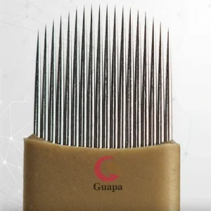 18U Flex Microblading U-304 Blades 18 Stainless Steel 0.18mm Nano Needles for Semi Permanent Makeup Thin Brows