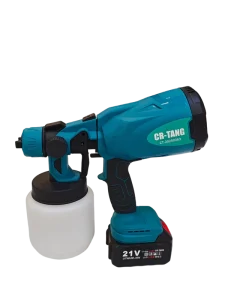 18V High Pressure Battery Powered DIY Paint Sprayer Airbrush Gun Brushless Motor 800ml Cup Capacity 30000rpm Multi Nozzle