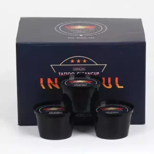 18pcs box Disposable Dip Foam Rinse Dip Cups Cleaning Tattoo Cup for Tattoo Needles