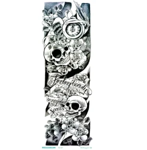 19*6.2 Inch Tattoo Sticker Temporary Tattoo Hand Arm Shoulder Chest Back Adult Men Women