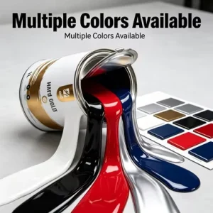 1K Metallic Automotive Base Coat Silver Pearl Color Car Paint Good Coverage for Auto Body Refinish Repair