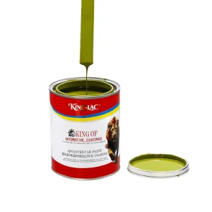 1K Mustard Green Car Paint High Gloss Single Component Spray Refinish Coating for Professional Body Repair