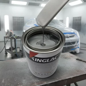 1K Silver Powder Rust Proof Acrylic Spray Paint for Car Body