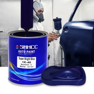 1K41 Super Bright Blue Acrylic Car Refinish Paint Candy Front Blue Side Red Spray Liquid Coating MSDS