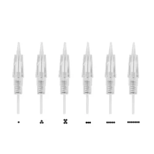 1R 0.18mm Nano Screw Cartridge Needle Permanent Makeup Tattoo Needle Cartridge Eyebrow Mesotherapy Used Eyebrow Mesotherapy