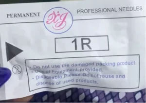 1R Tattoo Needle Cartridge Disposable Round Liner for Eyebrow Microblading Permanent Makeup Lip Liner OEM