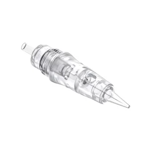 1RL 10Pcs Disposable PMU Microblading Tattoo Cartridge Needles Safety for Permanent Makeup Machine Eyebrows Lip Skin