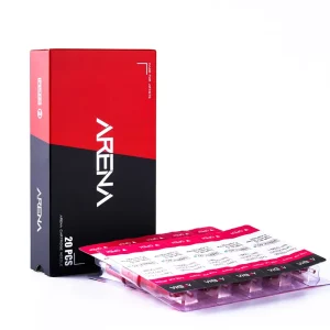 1RL Tattoo Needles Stainless Steel 0.35mm Permanent Makeup Cartridges Box of 20