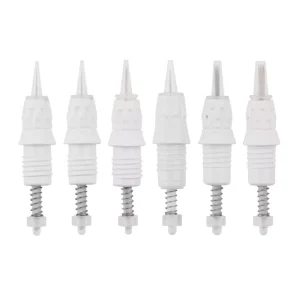 2 Cartridge Disposable Eyebrow Tattoo Machine Needle for Permanent Makeup Microblading