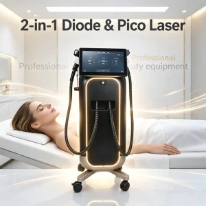 2 in 1 Diode Laser Pico Laser Hair Removal Machine Tattoo Removal Suitable for All Skin Types Salon Beauty Equipment