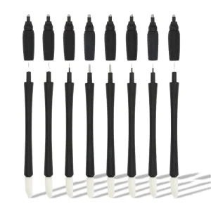 2 in 1 Microblading Disposable Pen NANO 0.15mm Microblading Tool for Eyebrow Tattoo Permanent Makeup