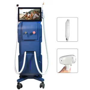 2-in-1 Nd Yag Laser Hair Removal and Eyebrow Washing Machine with 4 Wavelengths for Tattoo and Hair Removal