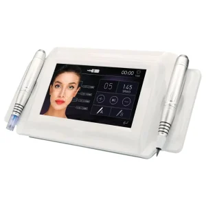 2 in 1 Permanent Makeup Machine Digital Semi Permanent Tattoo Dual Pen High Speed Control PMU Machine for Brow Lip Eyeliner
