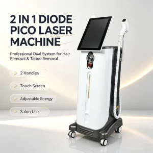 2 in 1 Pico 755nm Picosecond Laser Tattoo Removal and 808 Diode Laser Hair Removal Machine Nd Yag Laser Machine