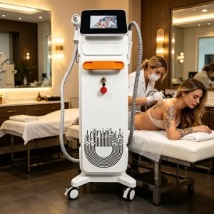 2 in 1 Q Switch Nd Yag Laser Diode Laser Hair Tattoo Removal Carbon Peeling Machine for Beauty Salon Use