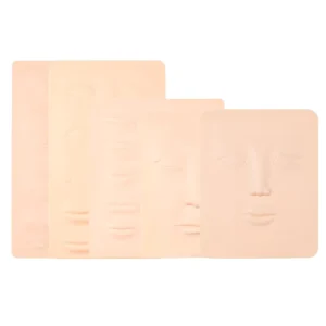 2.0mm Thick Silicone Permanent Makeup Eyebrow Training Skin Soft Waterproof & Disposable Skin Safe Model MZS-04